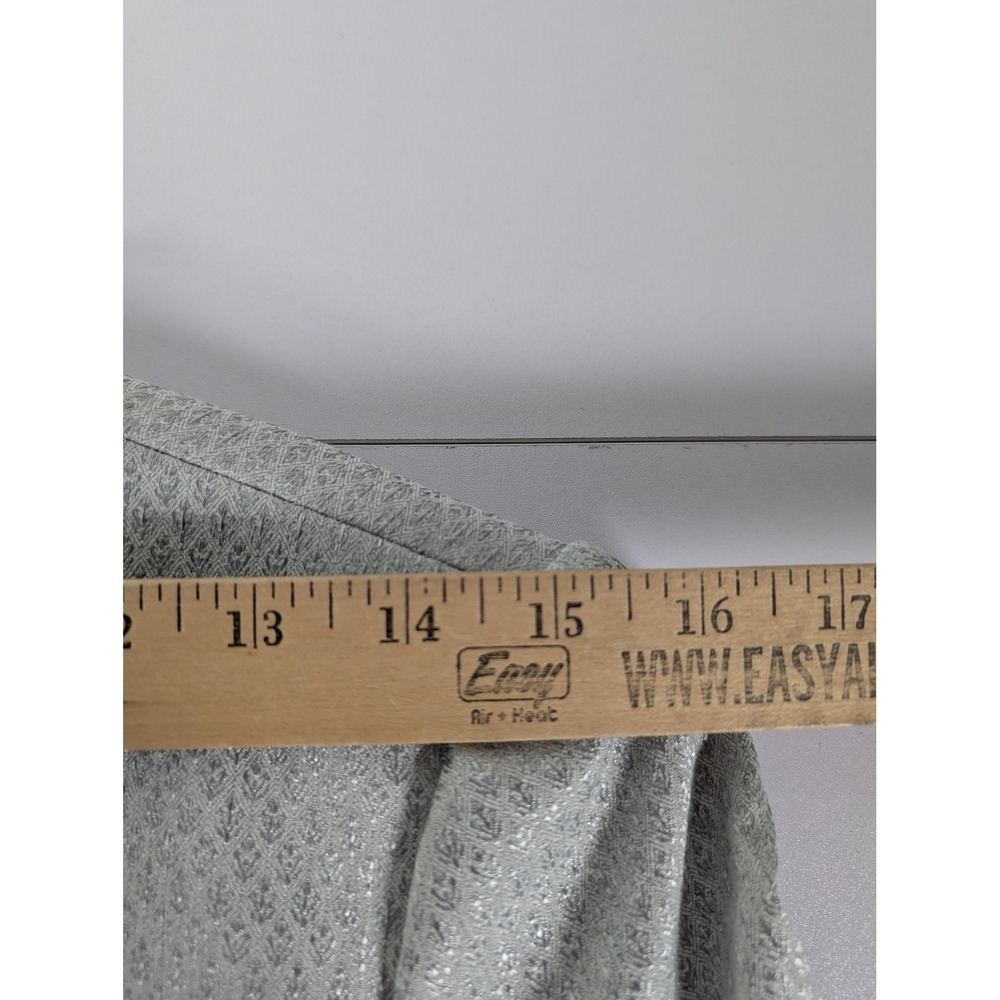 Ted Baker Blazer Suit Jacket Womens 3 Pale Blue Peplum Textured Jacquard Lined‎ - Picture 13 of 16